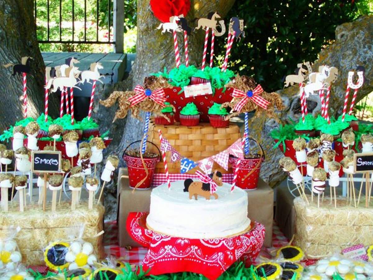 Ashlyn's 3rd Birthday - Barnyard Horse Party
