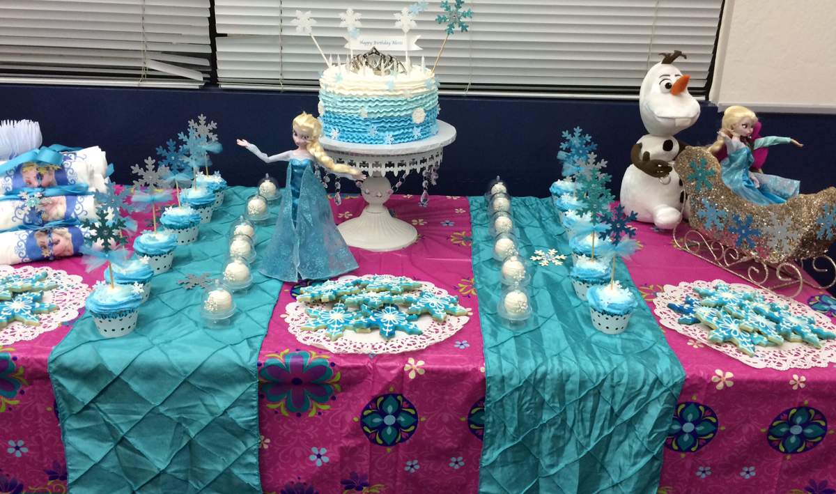Frozen (Disney) Elsa Birthday Party Ideas Photo 7 of 19 Catch My Party