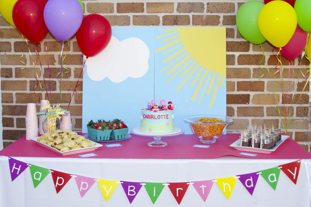 Charlotte's Peppa the Pig Party- The Hot Air Balloon Episode - Peppa Pig