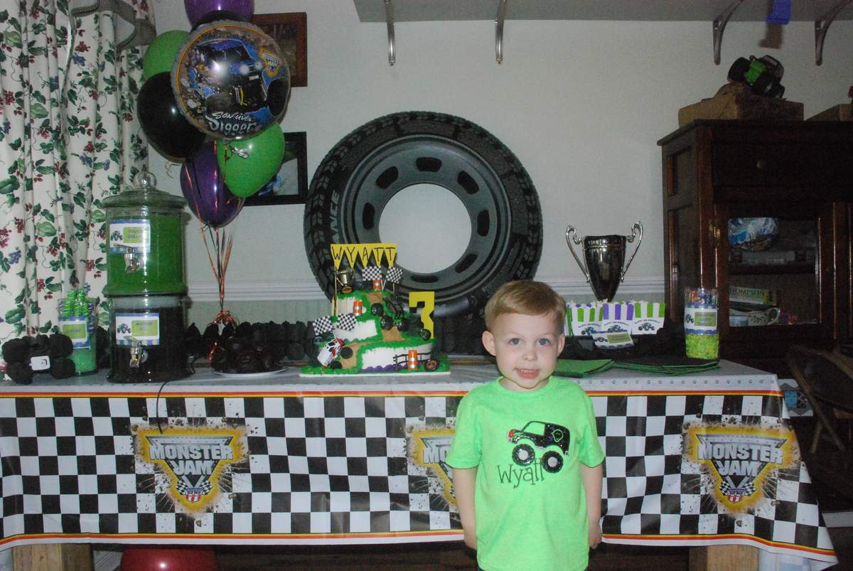 Wyatt's 3rd Birthday - Monster Jam