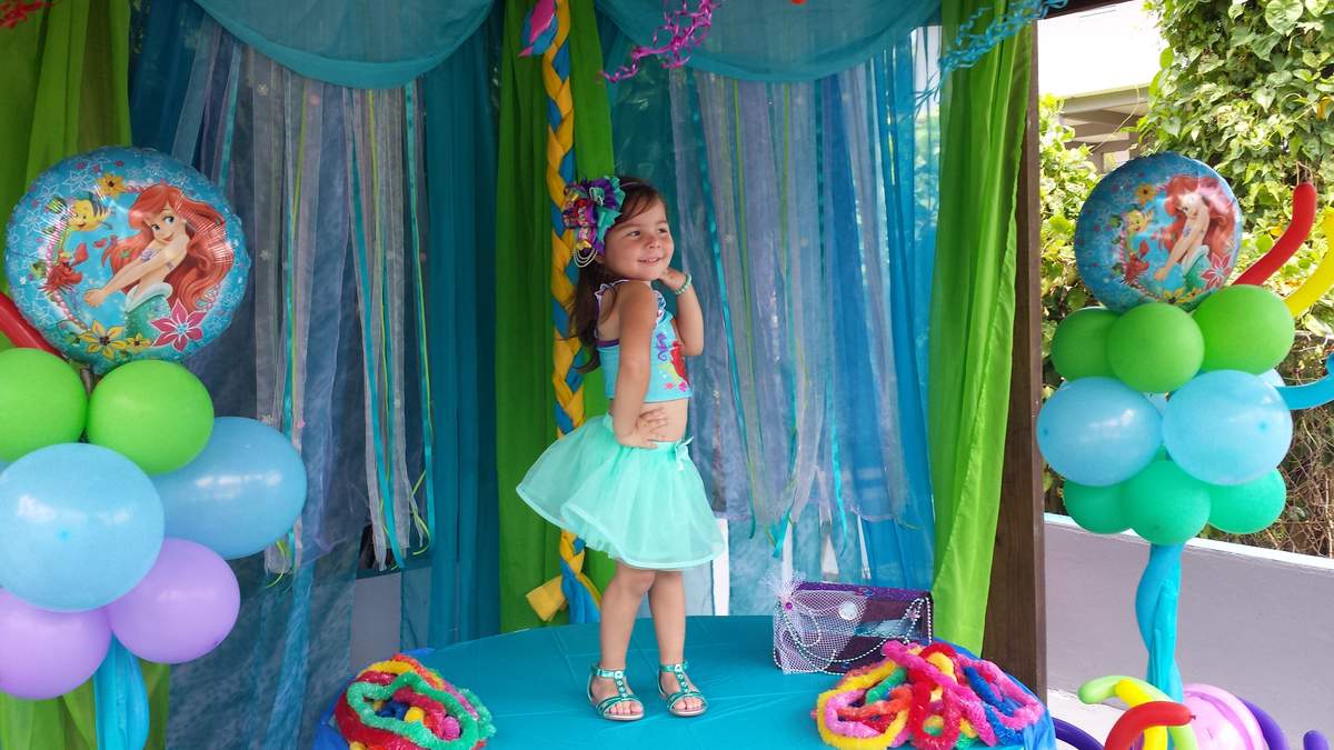 Jeanny's #3 birthday  ( mermaid ) - little Mermaid
