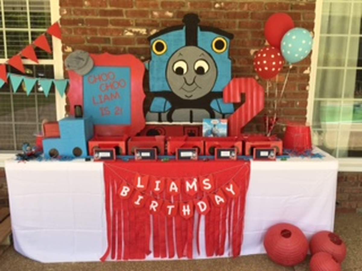 CHOO CHOO Liam turns 2!  - Thomas the Train 