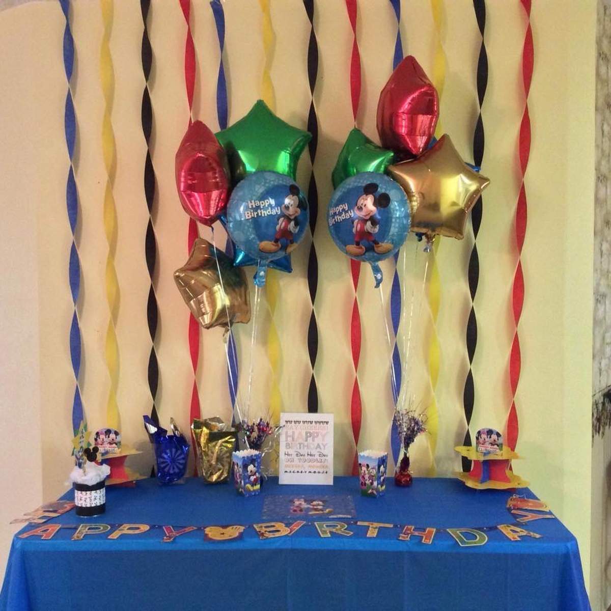 Jamall's 1st birthday - Mickey Mouse