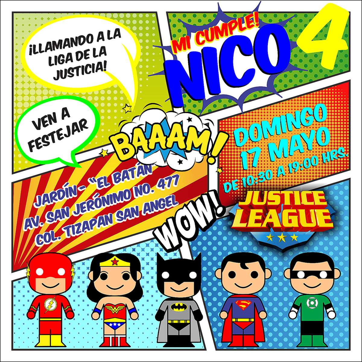 Nico Super Heroes - Justicie League