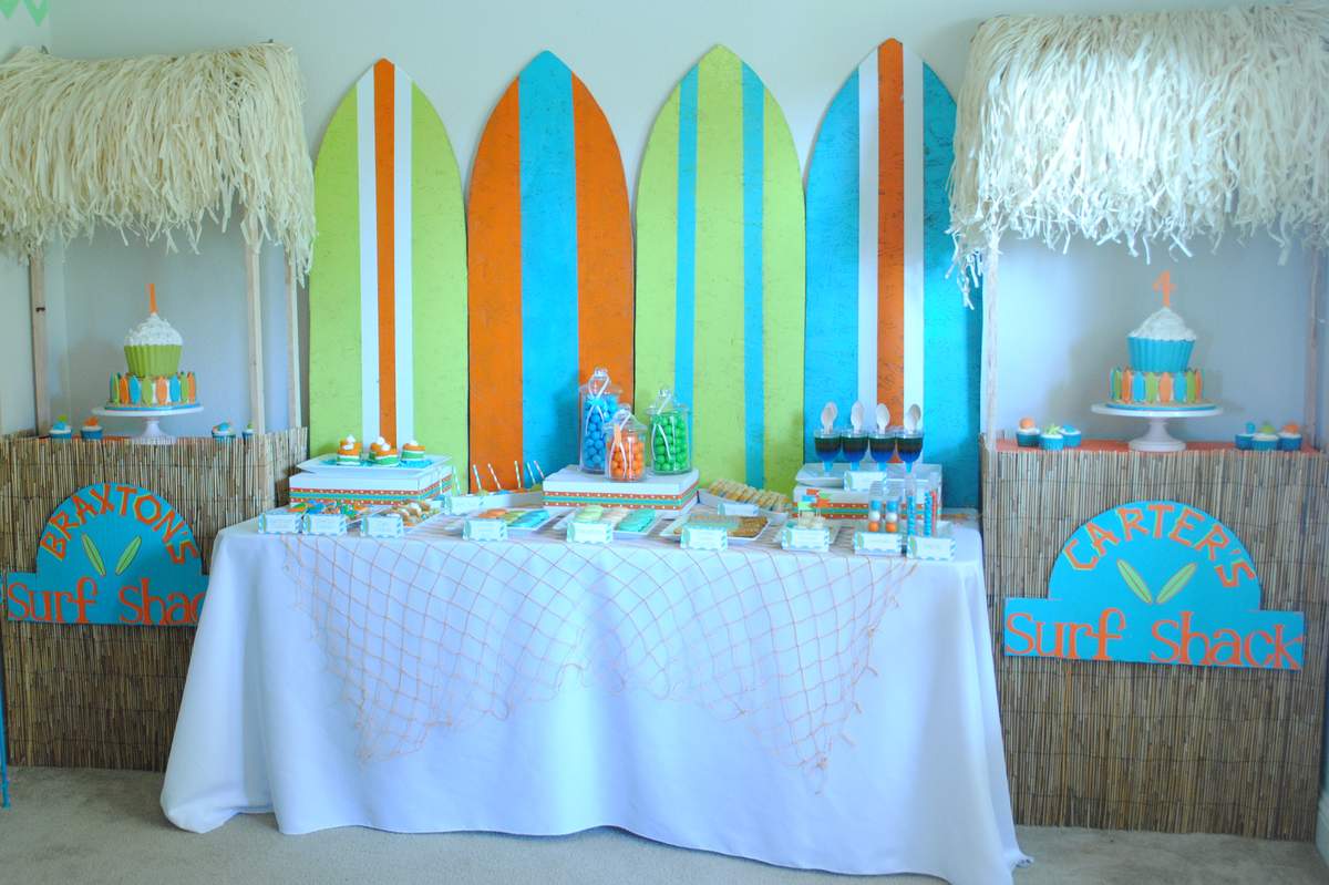 "Surfer Boy" themed party by Ashleigh Nicole Events - Surfer Boy
