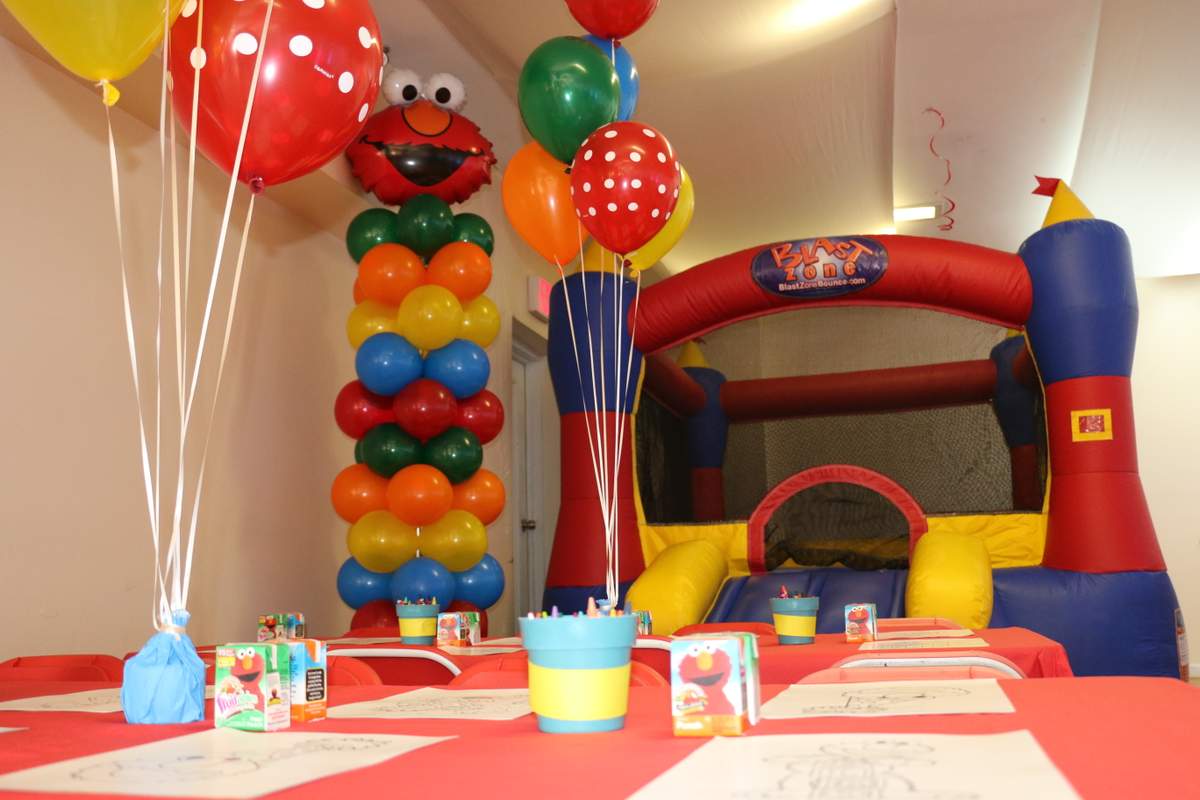 Elmo s World Birthday Party Ideas Photo 1 Of 14 Catch My Party