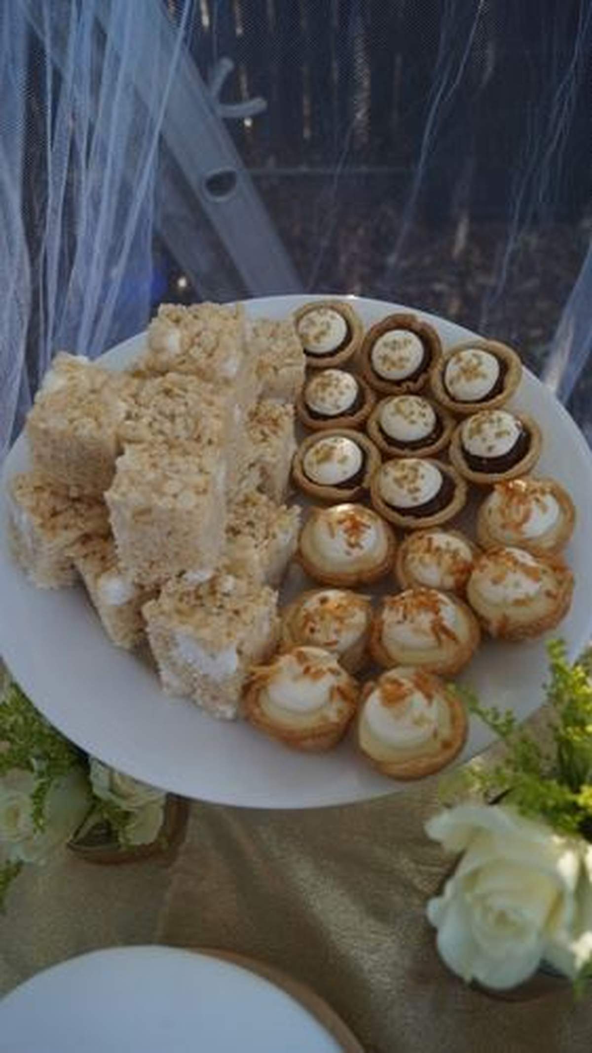 Mom's 50th Birthday! - white and gold