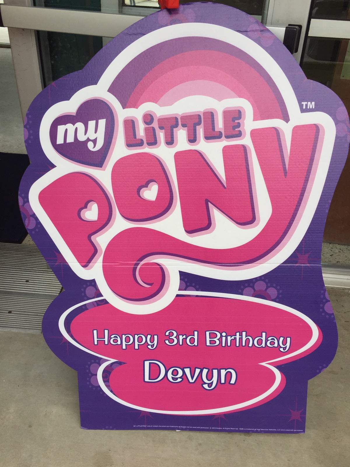Devyn's My Little Pony 3rd Birthday - My Little Pony