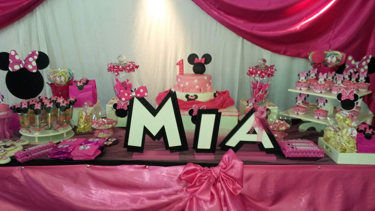 Minie fucsia for Mía  - Minie mouse