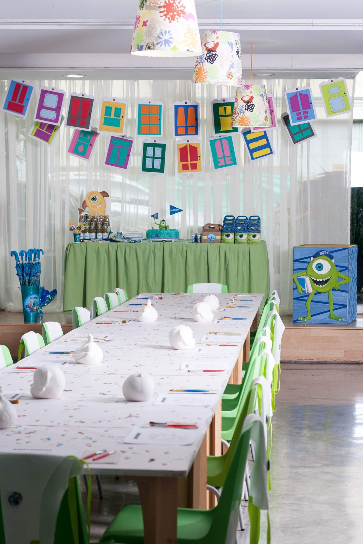 Monster University Pottery Party - Monster University movie 