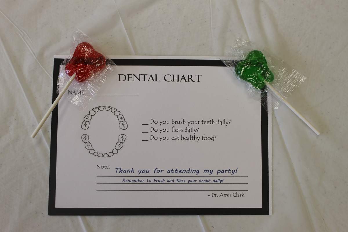 Dental Birthday Party Ideas Photo 22 of 23 Catch My Party