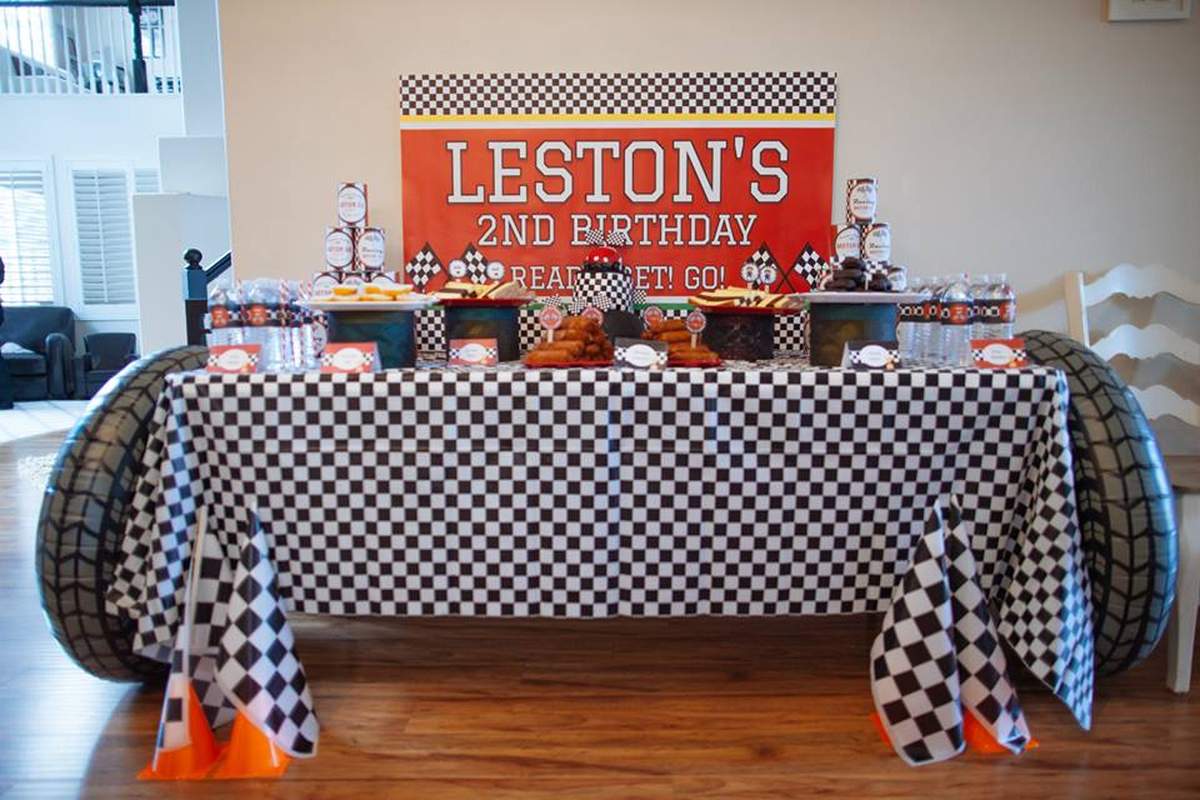 Race Car Birthday Party Ideas Photo 1 of 8 Catch My Party