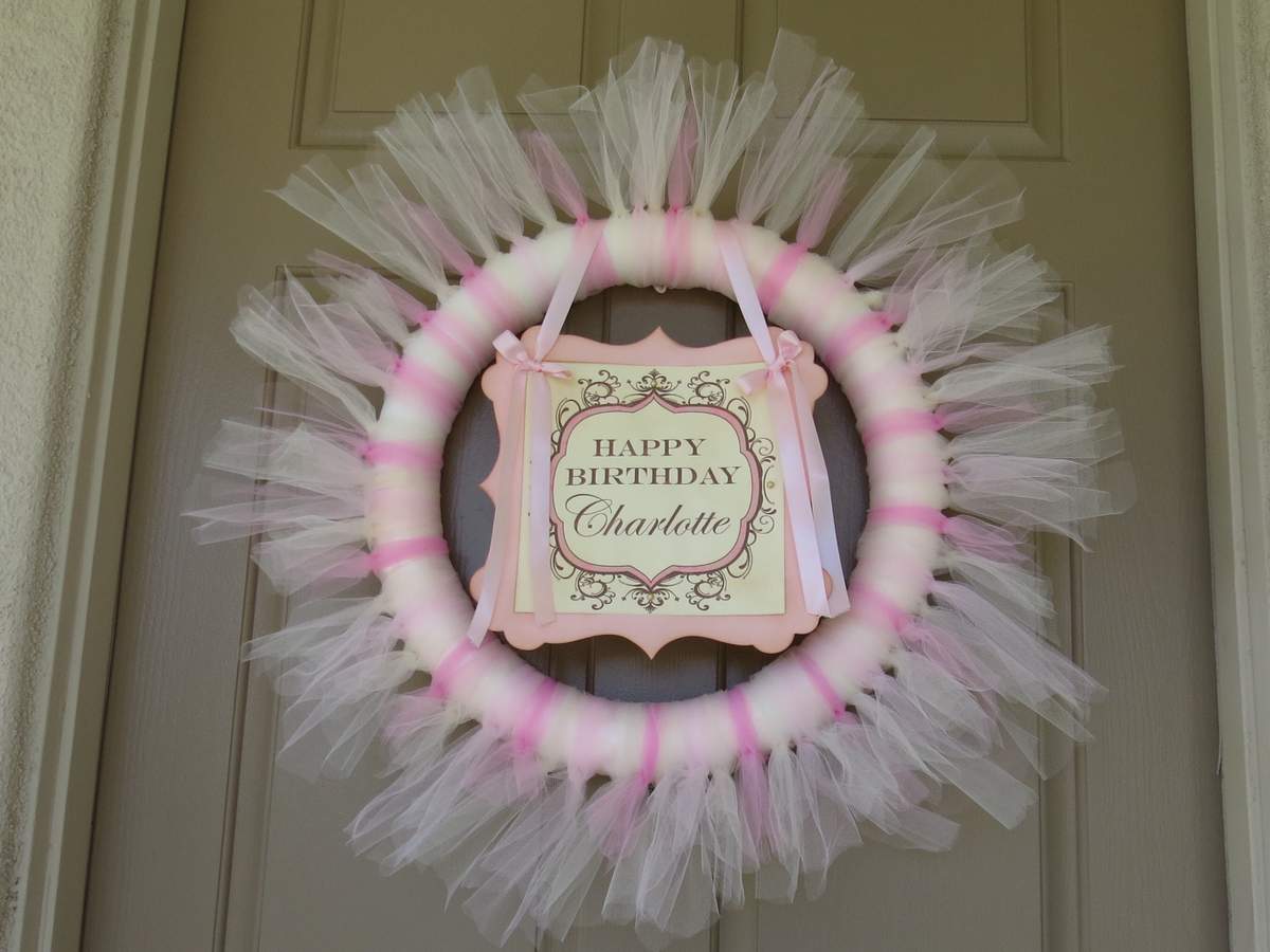 Charlie's Pink First Birthday - vintage pink
