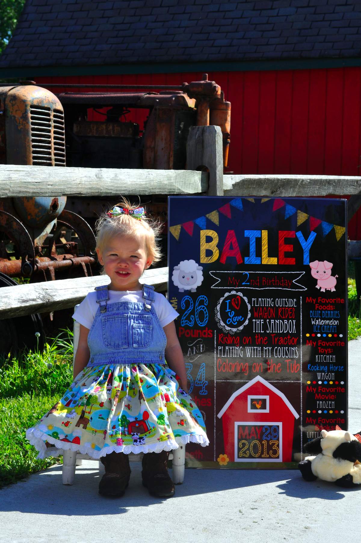 Bailey's 2nd Farm Birthday  - Farm 