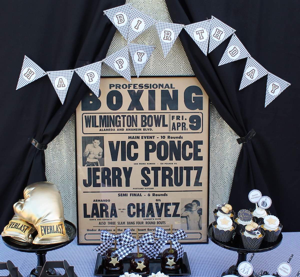 Boxing Birthday Party Ideas Photo 1 of 14 Catch My Party
