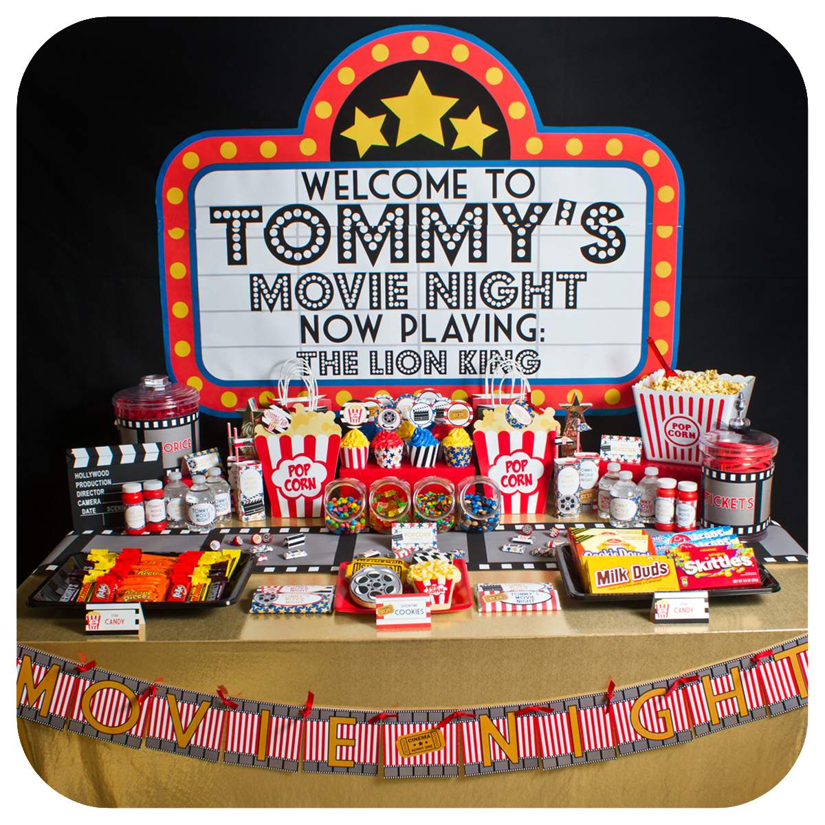 Movie Night Birthday Party Ideas Photo 1 Of 58 Catch My Party