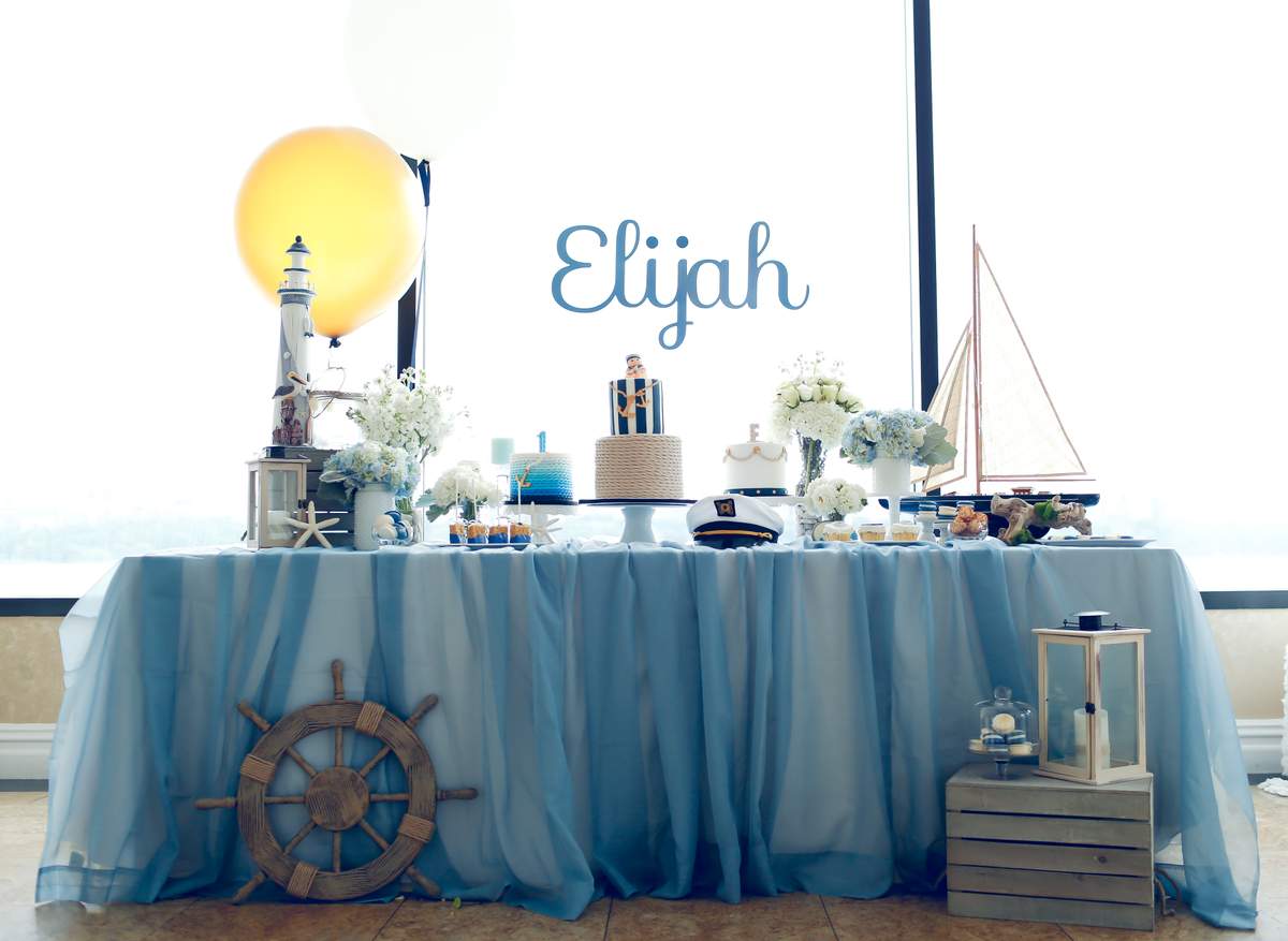 Elijah's 1st Birthday / Modern Korean Dol - Nautical