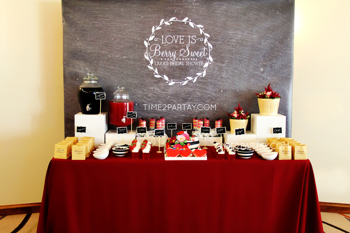 Lara's Berry Sweet Bridal Shower - Spring