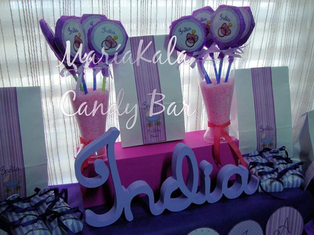 Baby Shower de India - Baby Shower entre lilas y rosas