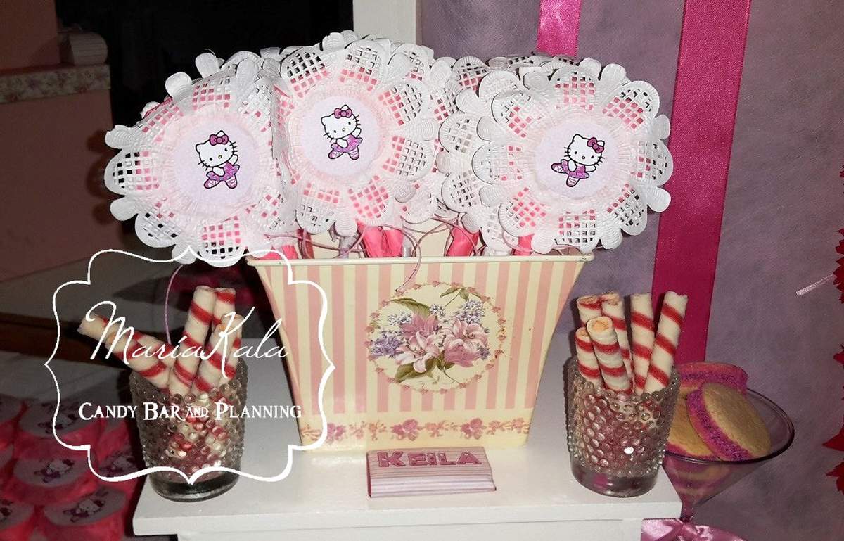 Cumpleaños N°6 de Keila - Hello Kitty