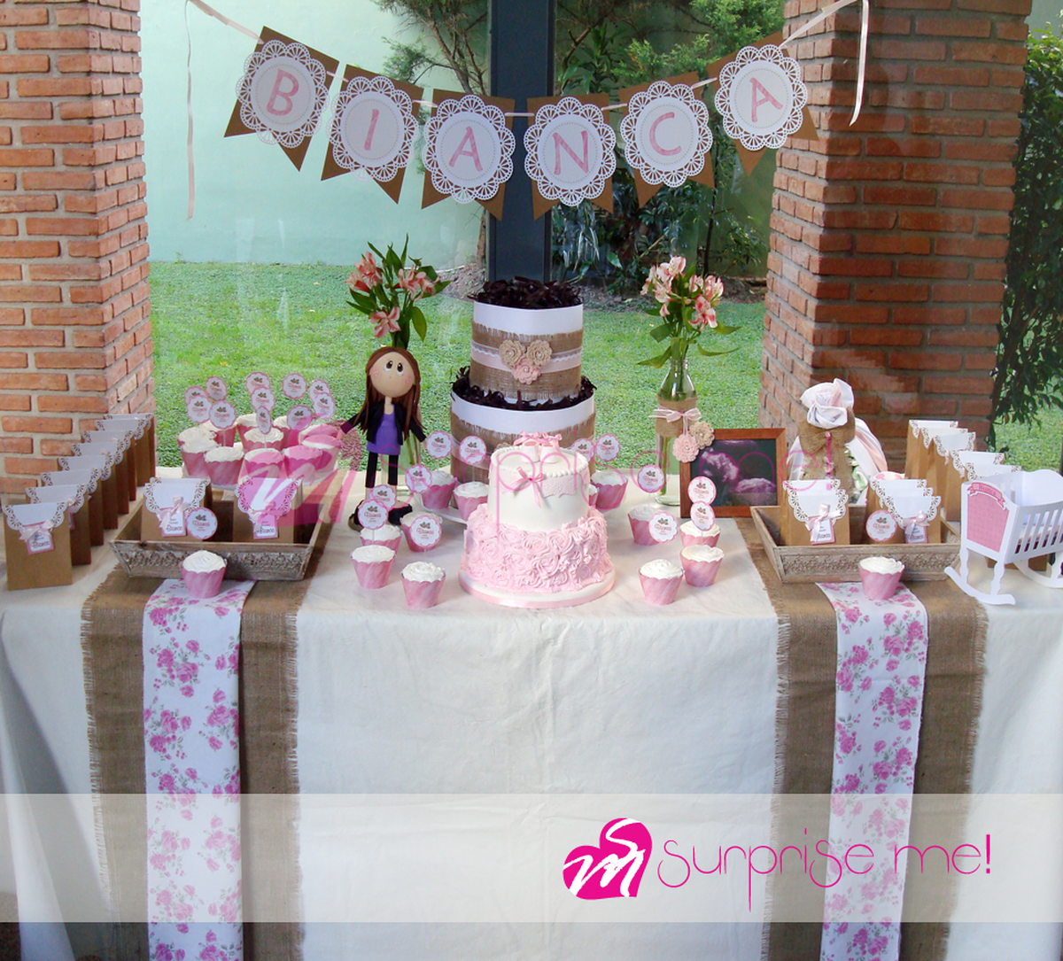 Baby Shower Bianca - Baby shower en tono rosa 