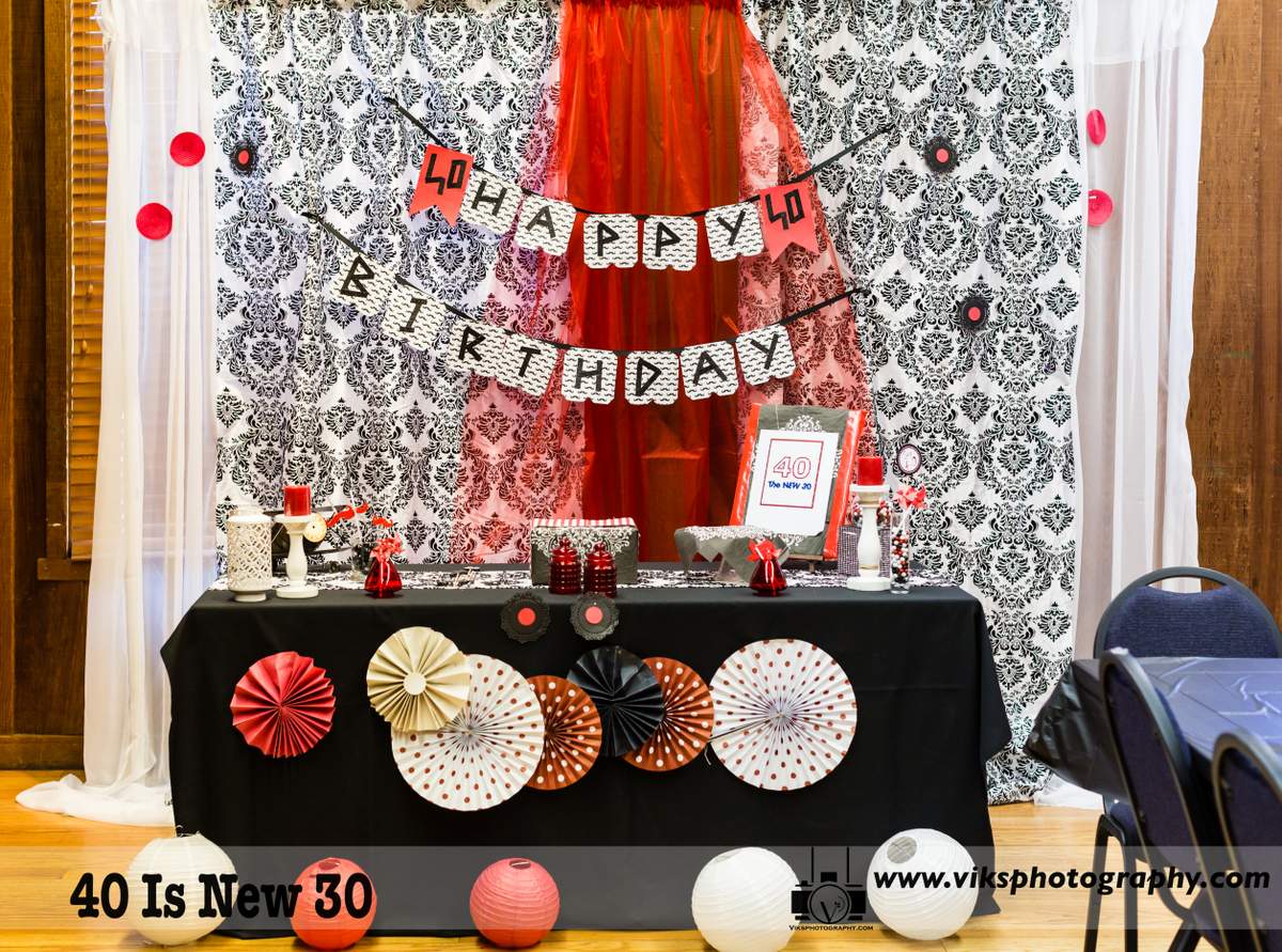 40 is the New 30's ,Boy'z Birthday  - Damask