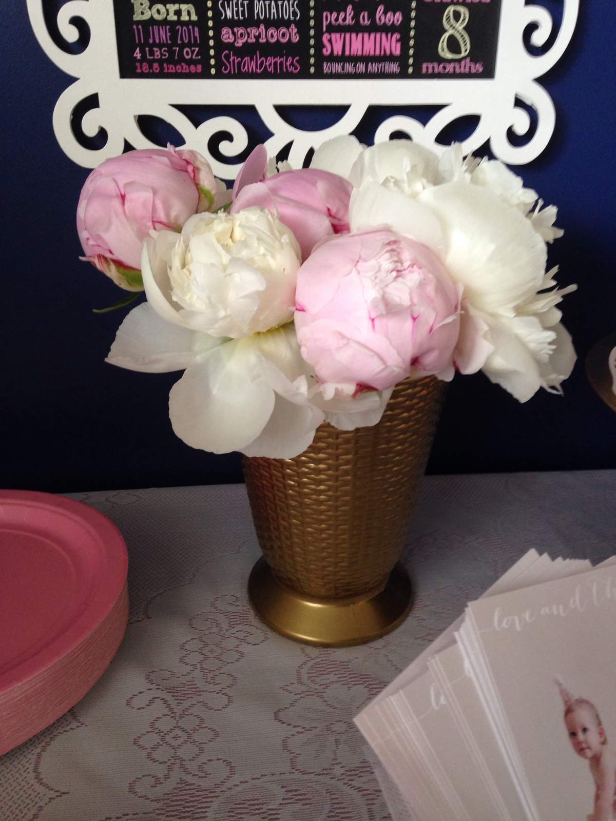 Gold, Lace and Pearls: Twins 1st Birthday - Gold, Lace and Pearls are only for the sweetest little girls!