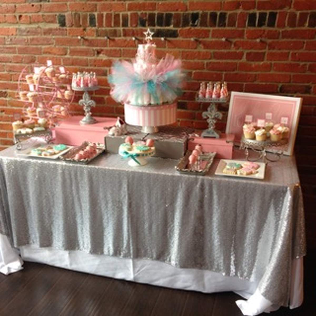 Welcoming"Ava Marie" - Pink, Grey & Turquoise 