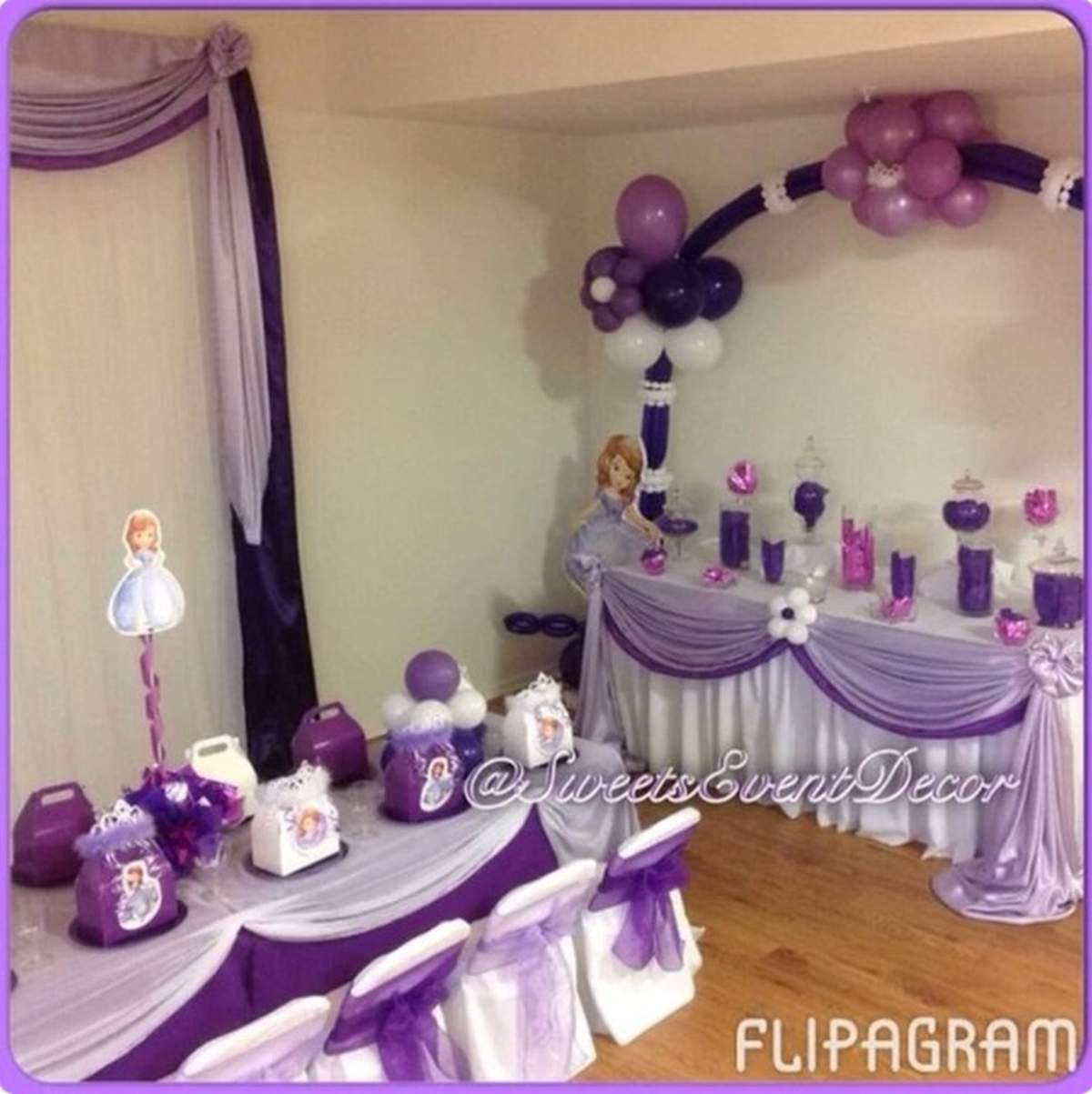 Sofia The First Birthday Party Ideas Photo 1 Of 9 Catch My Party