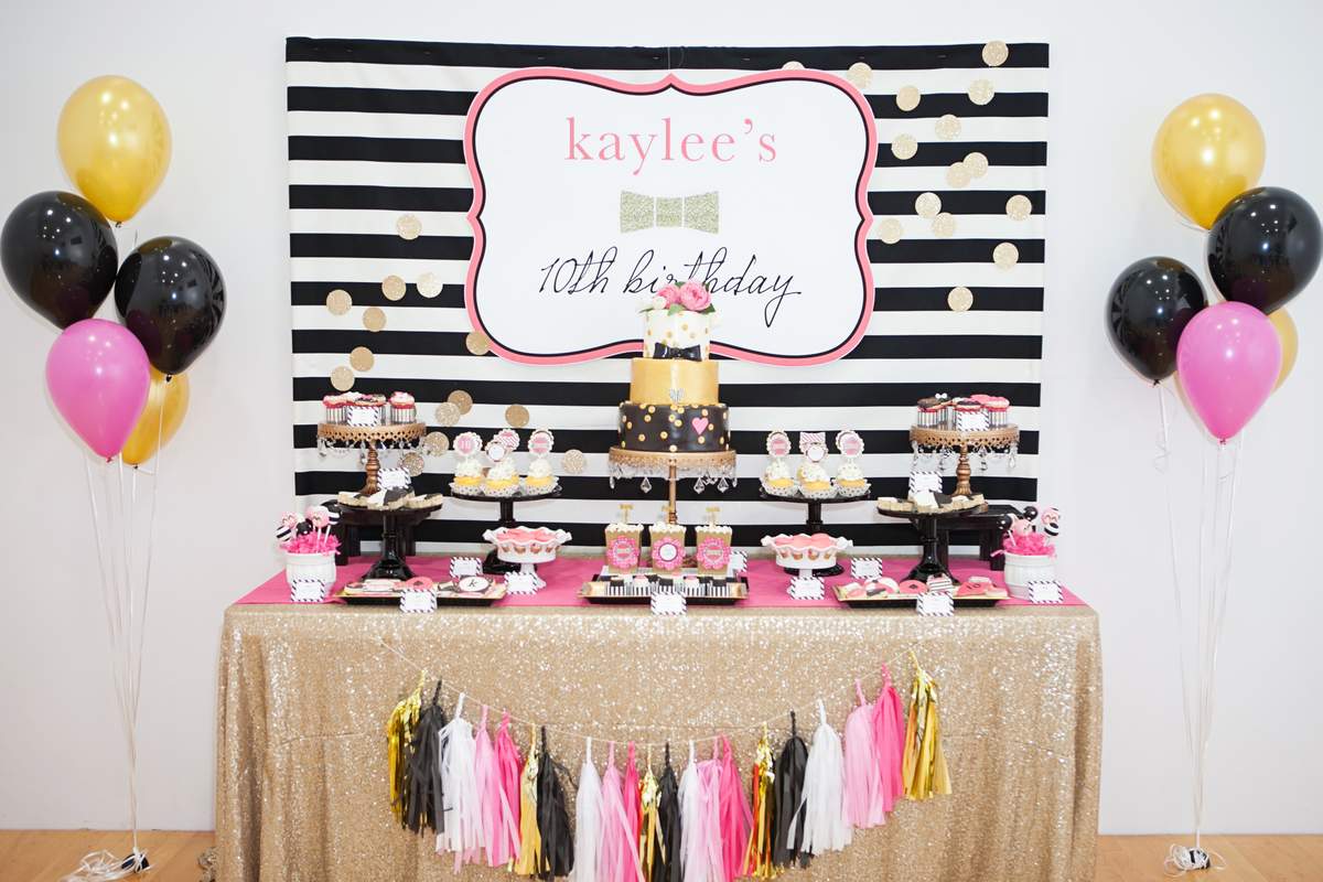 A Glamorous Kate Spade Inspired Pool Party - Pool Party