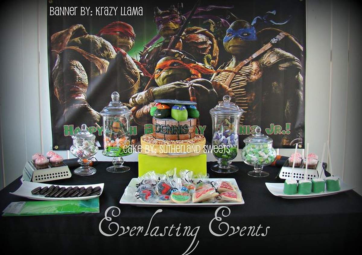 Teenage Mutant Ninja Turtle Party for my 7 year old! - TMNT - Teenage Mutant Ninja Turtle 