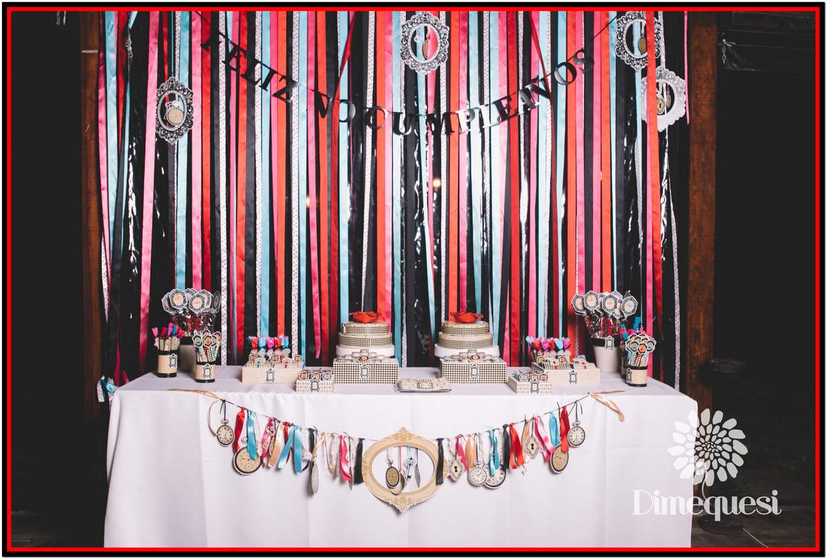 Vintage candy bar personalizado Inspiración Alicia - Alice in Wonderland