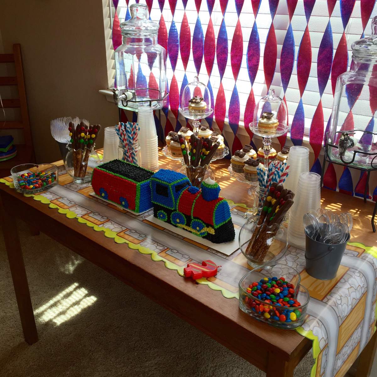 Trains Birthday Party Ideas Photo 8 of 13 Catch My Party