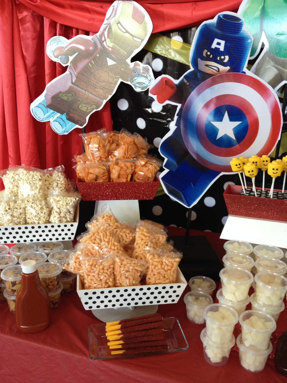 Lego Super Heroes Birthday Party Ideas | Photo 8 of 8 | Catch My Party