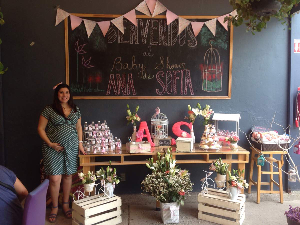 FloWer Baby shower - Pink