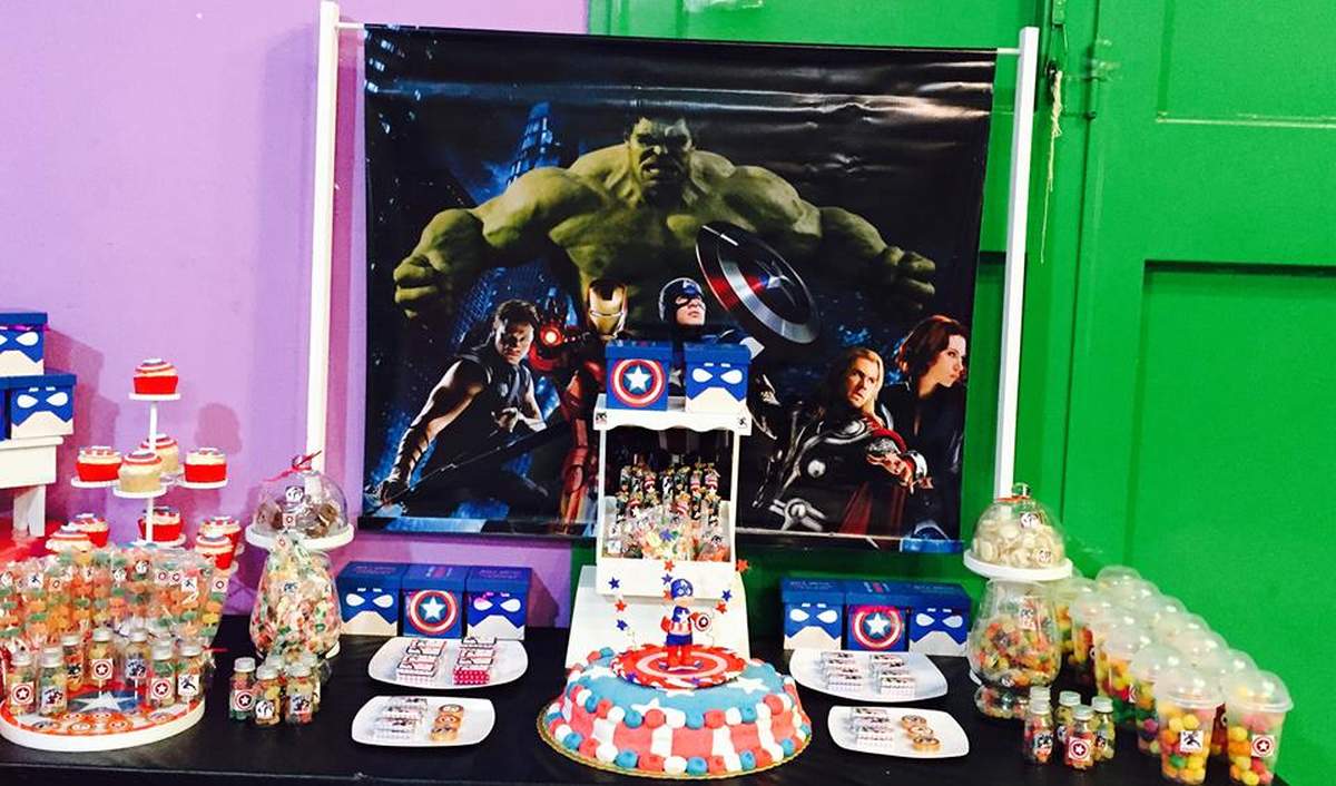 Los 4 años de Valentino - Captain America