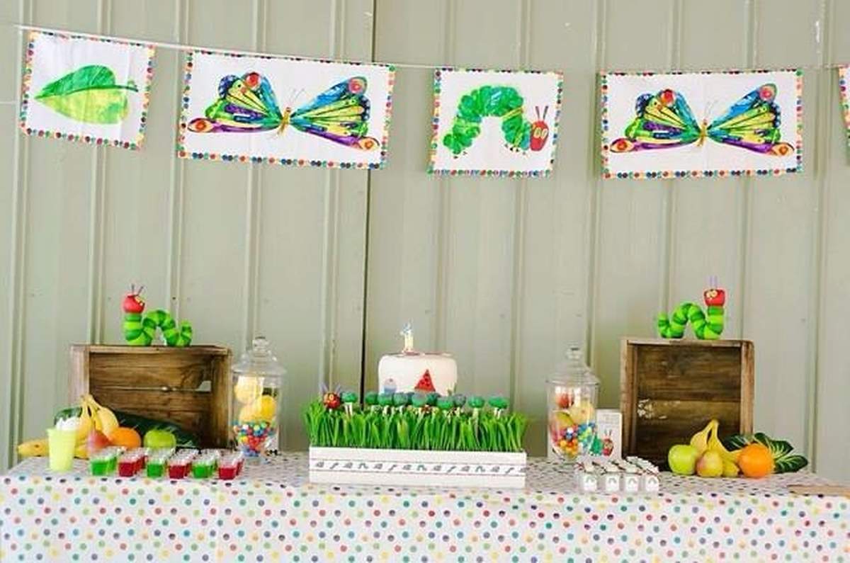 Hannah's 1st Birthday  - Very Hungry Caterpillar