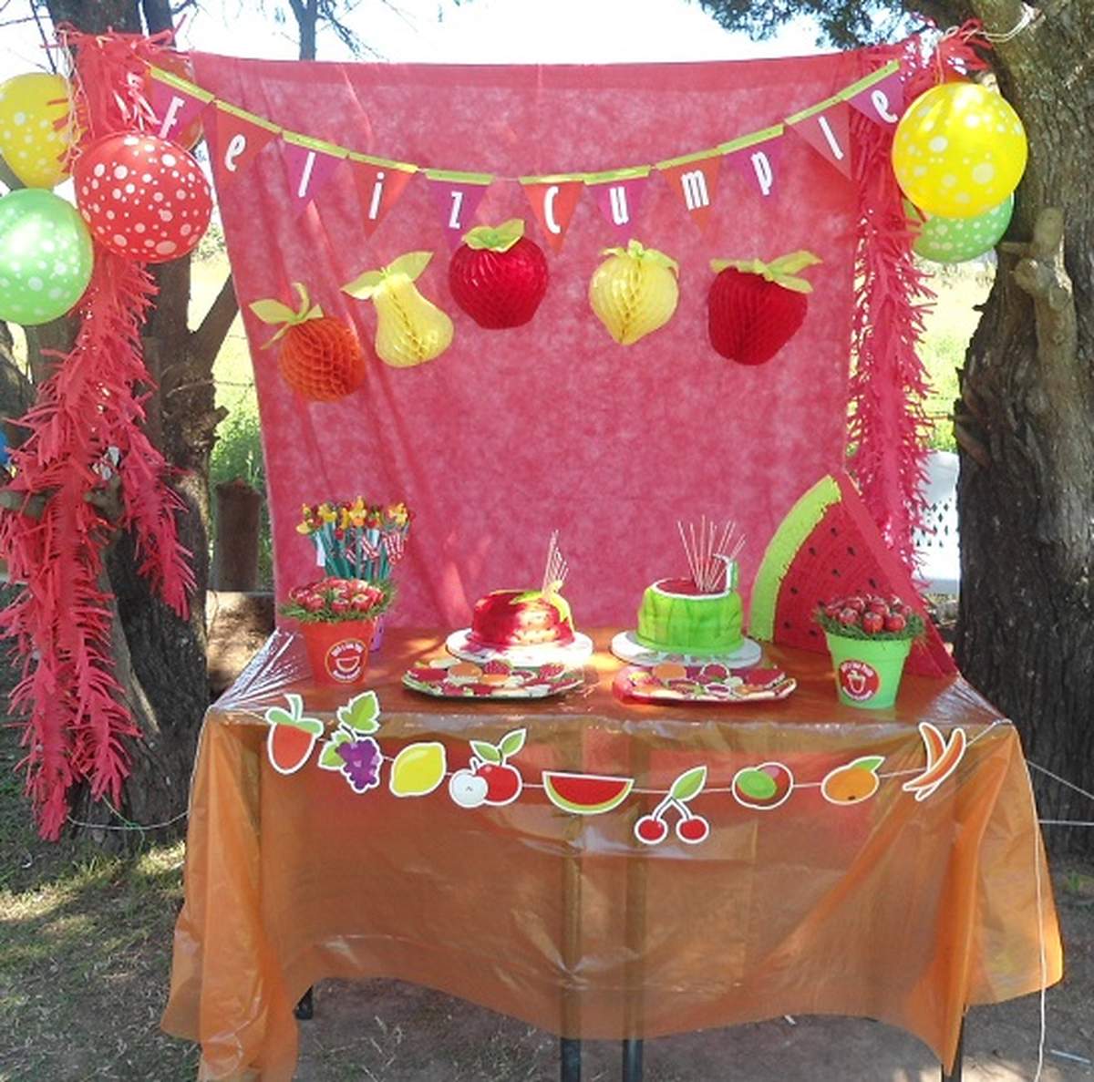 Fruit Birthday Party Ideas Photo 2 of 8 Catch My Party