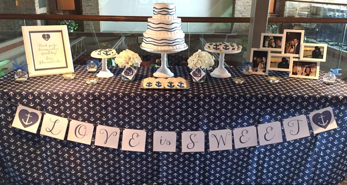 Nautical Wedding Reception - None