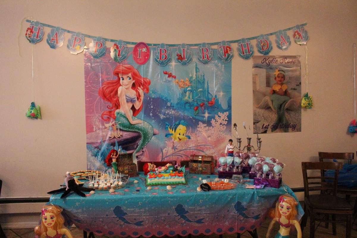 Kylie Rose's Little Mermaid 1st Birthday - Little Mermaid 