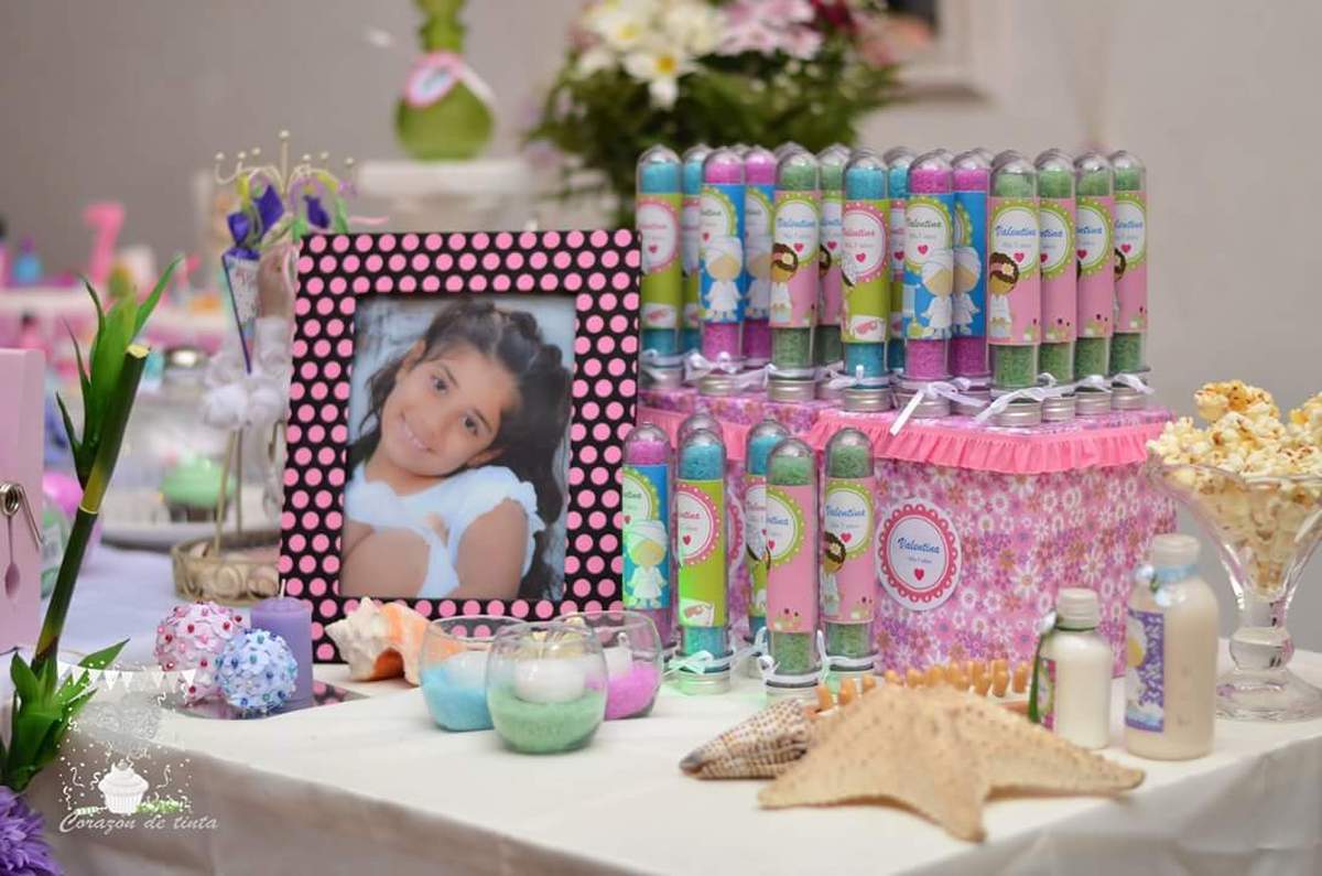 Spa party para festejar los 7 añitos de Vale  - Little spa