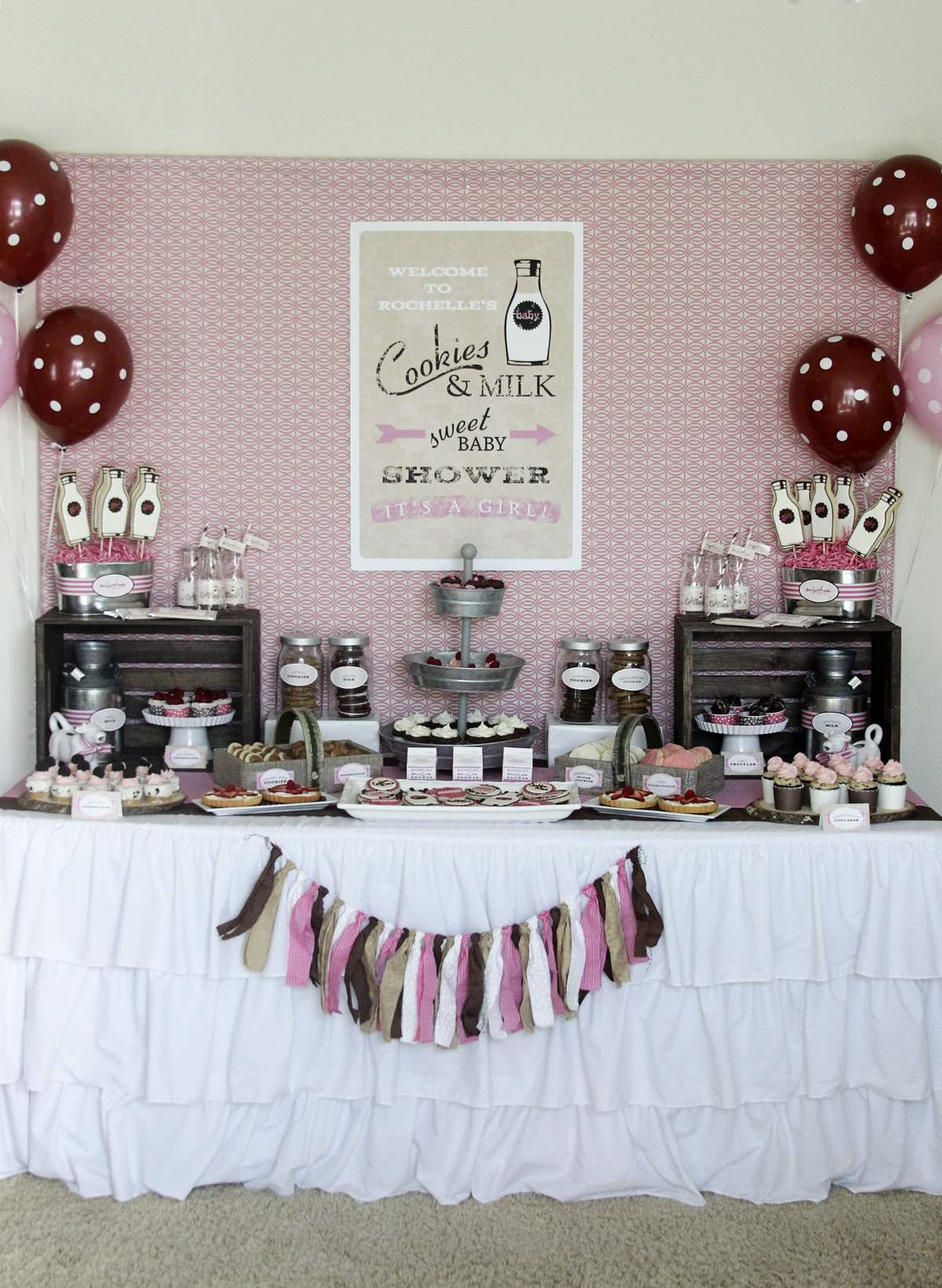 A Sweet Cookies & Milk Baby Shower - Cookies & Milk