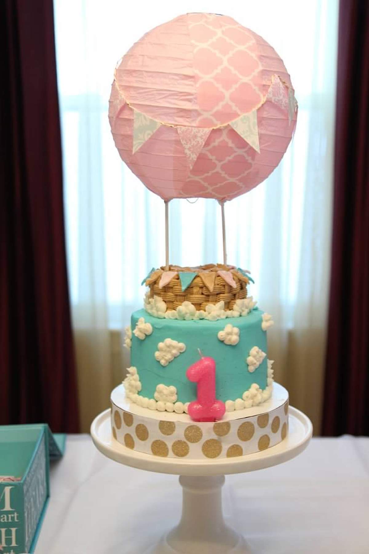 Pastel Hot Air Balloon Birthday Party Ideas Photo 6 of 11 Catch My