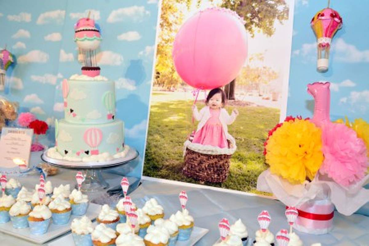 Hot Air Balloon 1st Birthday Party - Hot Air Balloon