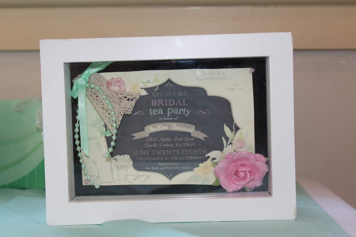 Christine's Bridal Shower | Mint to Be Tea Party - Mint to Be 