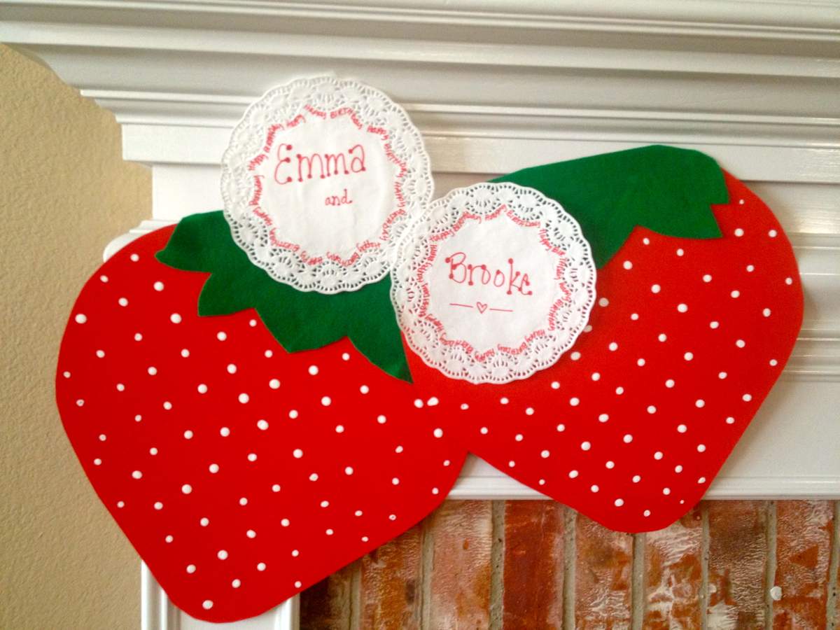 Brooke & Emma's Strawberry Party - Strawberries