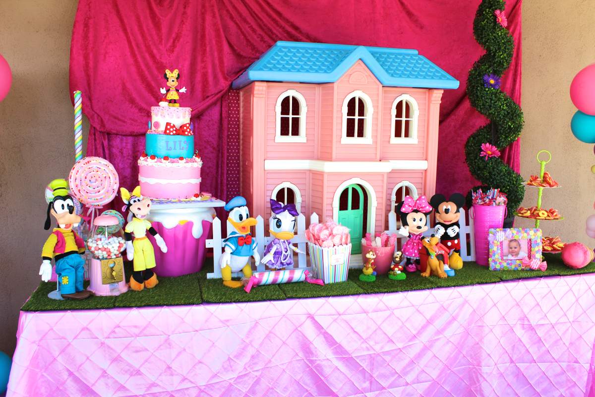 "Lily turns 1" - Minnie Mouse Candyland