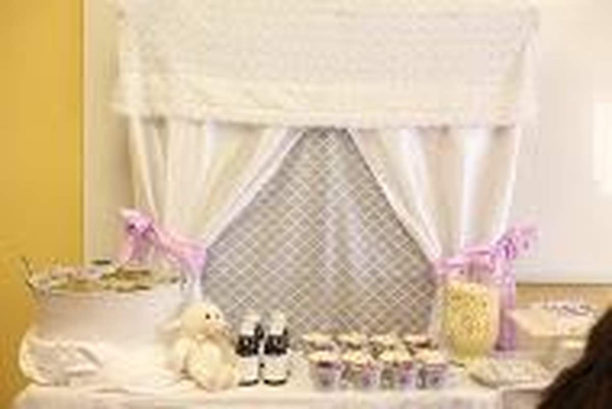 La La Lavender Baby Shower - Elephants and Chevron