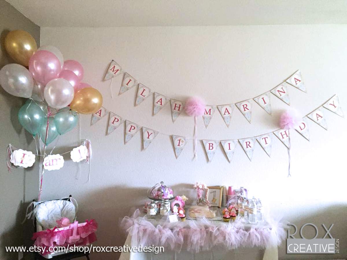 Vintage Shabby Chic 1st Birthday - Shabby chic