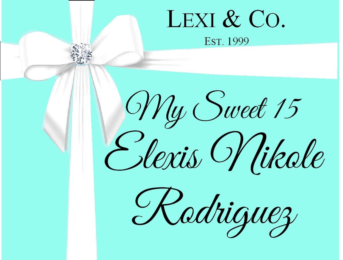 Lexi & Co. Sweet 15th Birthday - Tiffany & Co.